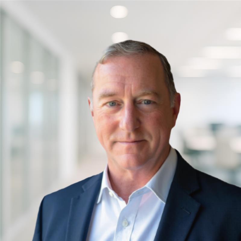 A picture of “Michael Clough” the CRO of company. 