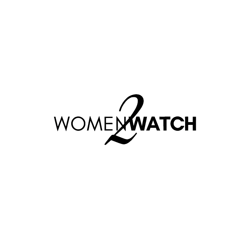 Women Watch logo with elegant script and modern design elements.