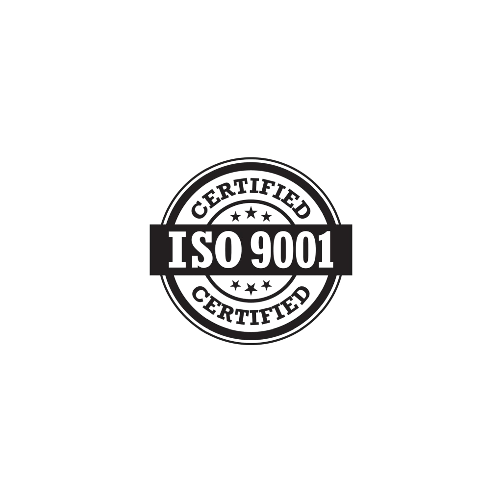 ISO 9001 certified quality management badge for SDI International.