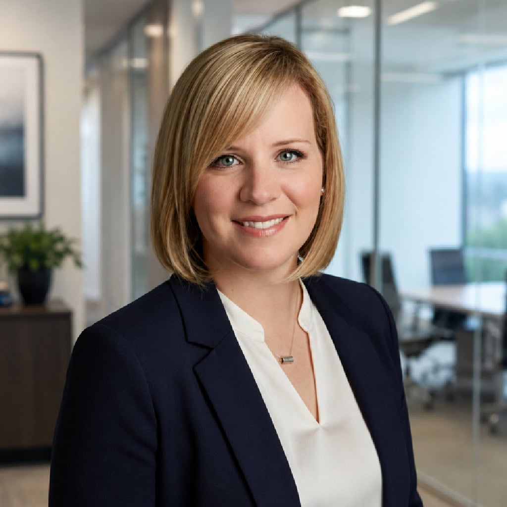 A picture of “Lisa Howarth”, a president of company. 